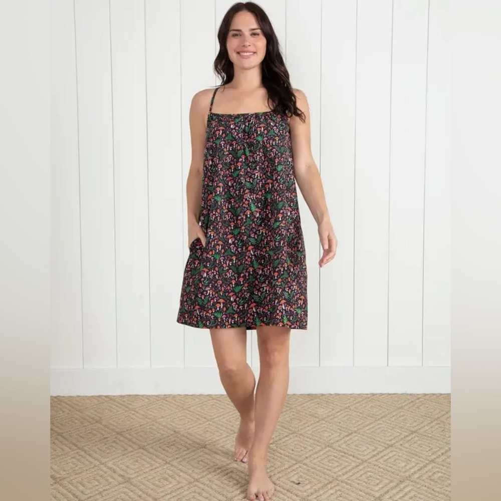 Printfresh Mushroom Toadstools Print Cami Nightgown